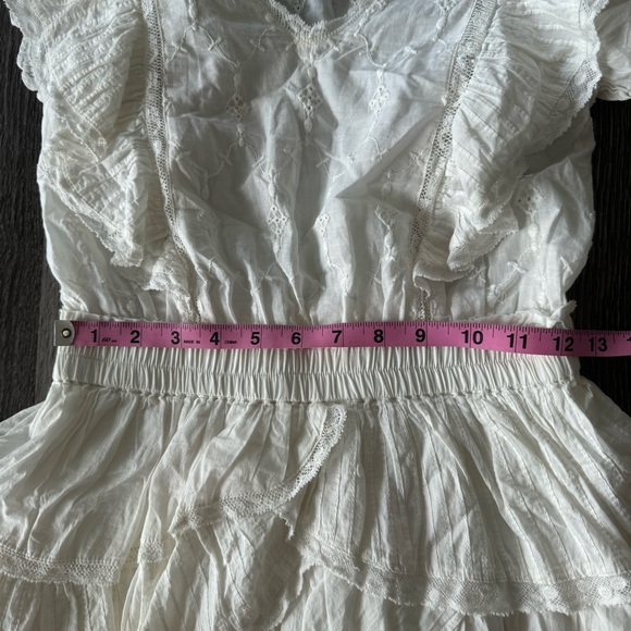 LoveShackFancy White Ruffle Coelli Dress - Picture 12 of 13